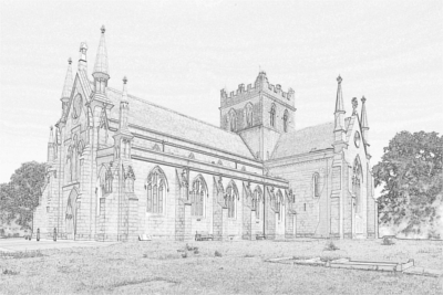 Hb15-20-001 St Patricks C of I Cathedral, survey of building 2014